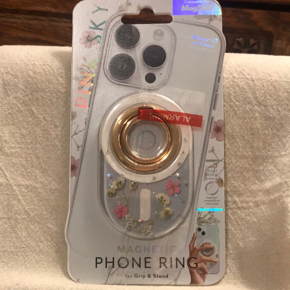 New ~ Pink Sky  Magnetic Phone Ring for iPhone MagSafe